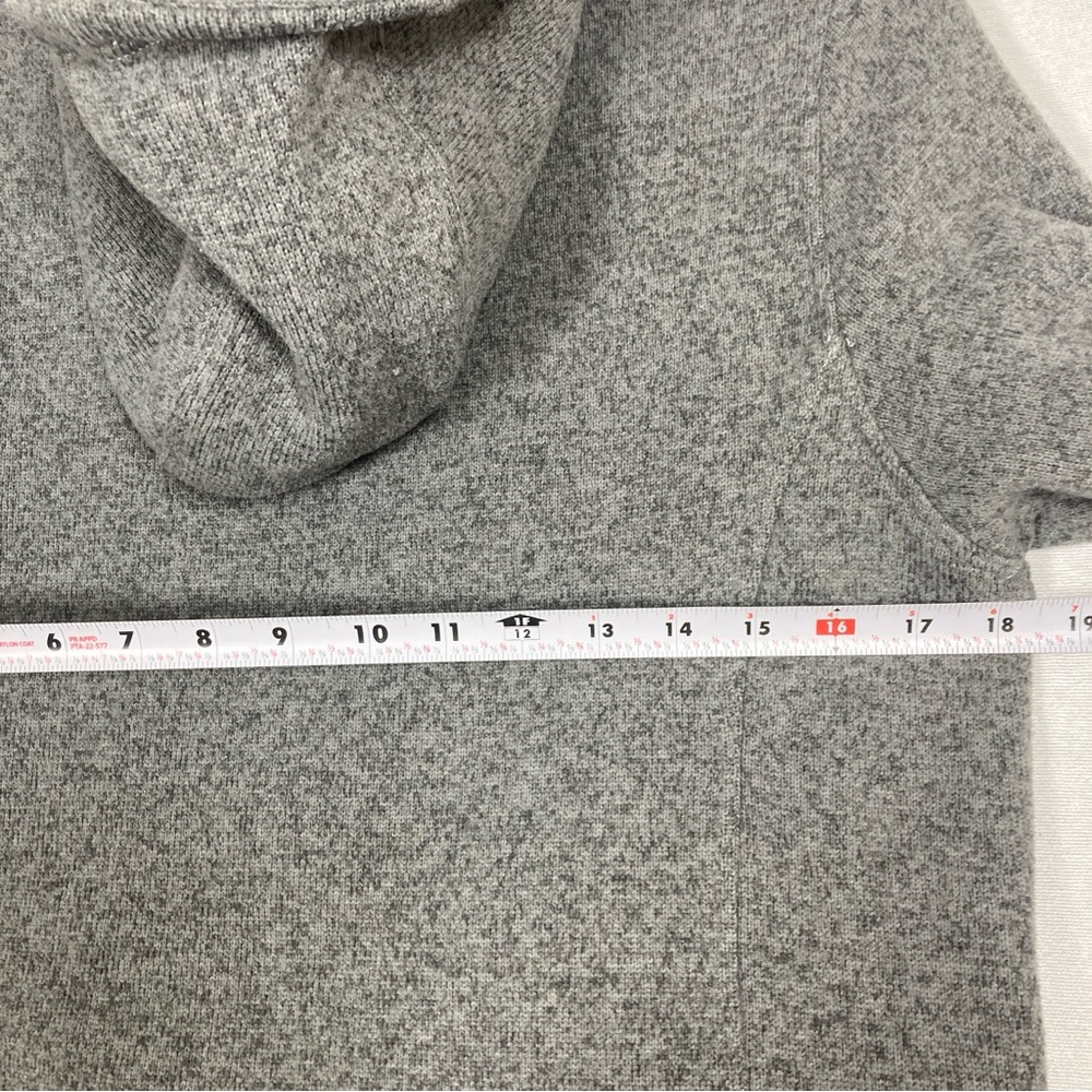 The North Face Women’s Crescent Hoodie Heather Gray Fleece Pullover Size M - Picture 7 of 16